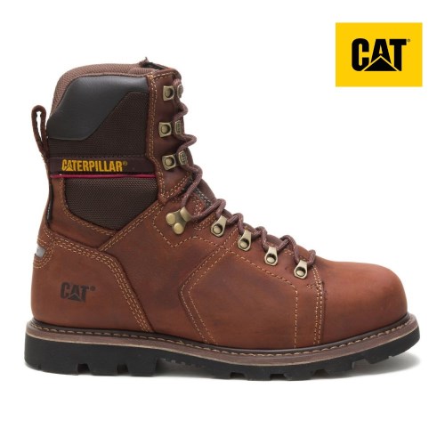 Caterpillar Alaska 2.0 8" Waterproof Thinsulate Steel Toe Werkschoenen Heren Bruin (RTWM.NL)